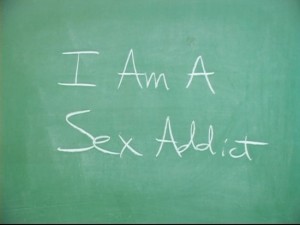 Sex Addict Chalkboard