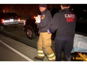 A man delivered his own daughter before handing her over to paramedics along the 605 freeway. 