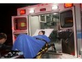 Mom gets placed in ambulance after giving birth alongside the 605 freeway near Los Angeles.