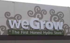 weGrow storefront - weGrow is a hydroponics store that caters to marijuana growers in California