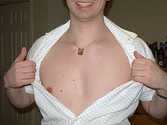 Shaved chests are more attractive to most women, according to this research. But don't let that outweigh other factors. It would be difficult to attract women if you constantly showed off your chest like this guy, for example.
