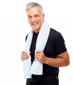 mid-adult man, smiling