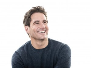 mid adult man, smiling, portrait