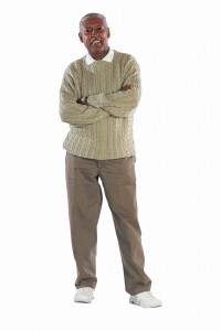Man standing, arms crossed