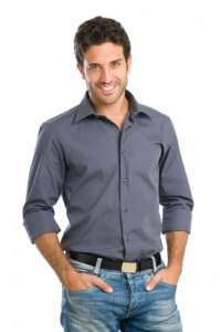 happy young man, portrait