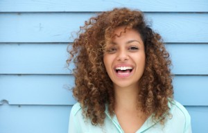 Happy young woman