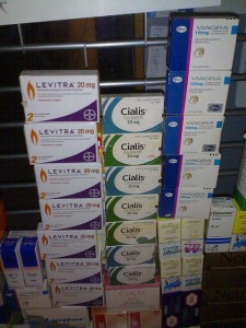 Among the most popular drugs with counterfeiters are the popular medications for the treatment of impotence, including not only Viagra but Cialis and Levitra as well.