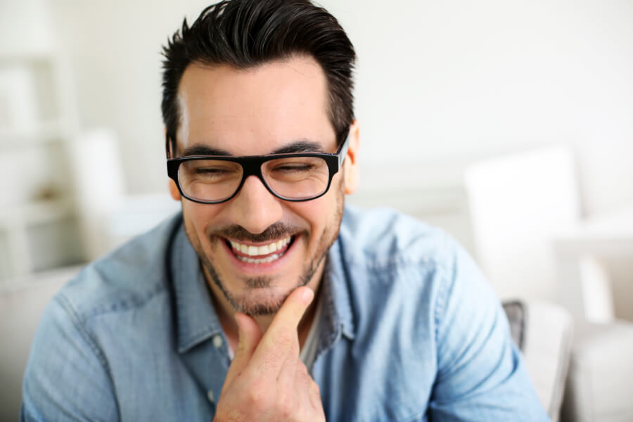 smiling mid-adult man