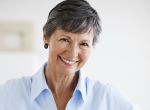 mature woman, portrait