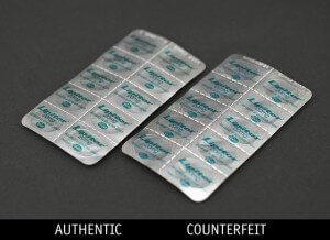 Some drug counterfeiters are extremely sophisticated, producing medications and packaging that is virtually indistinguishable from the real thing.