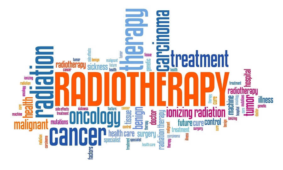 Radiotherapy word cloud.