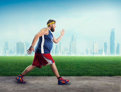 man jogging man jogging
