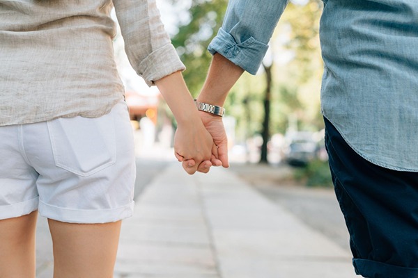 Couple holding hands Couple holding hands