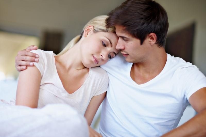 concerned young couple