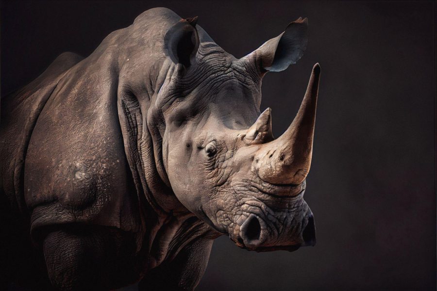 photo of a rhino