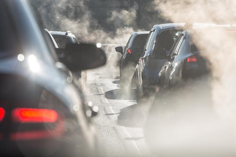 cars in traffic jam