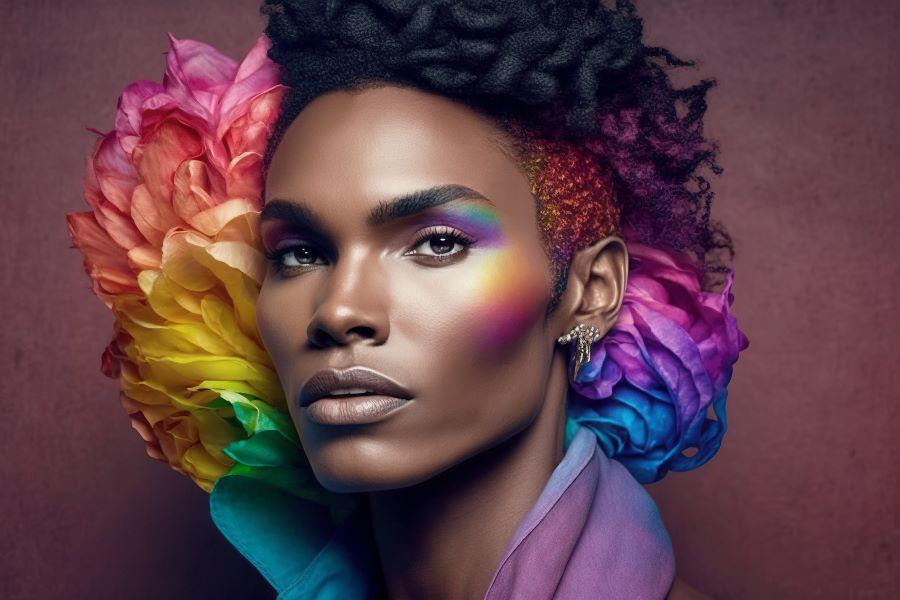 headshot of a transgender black woman