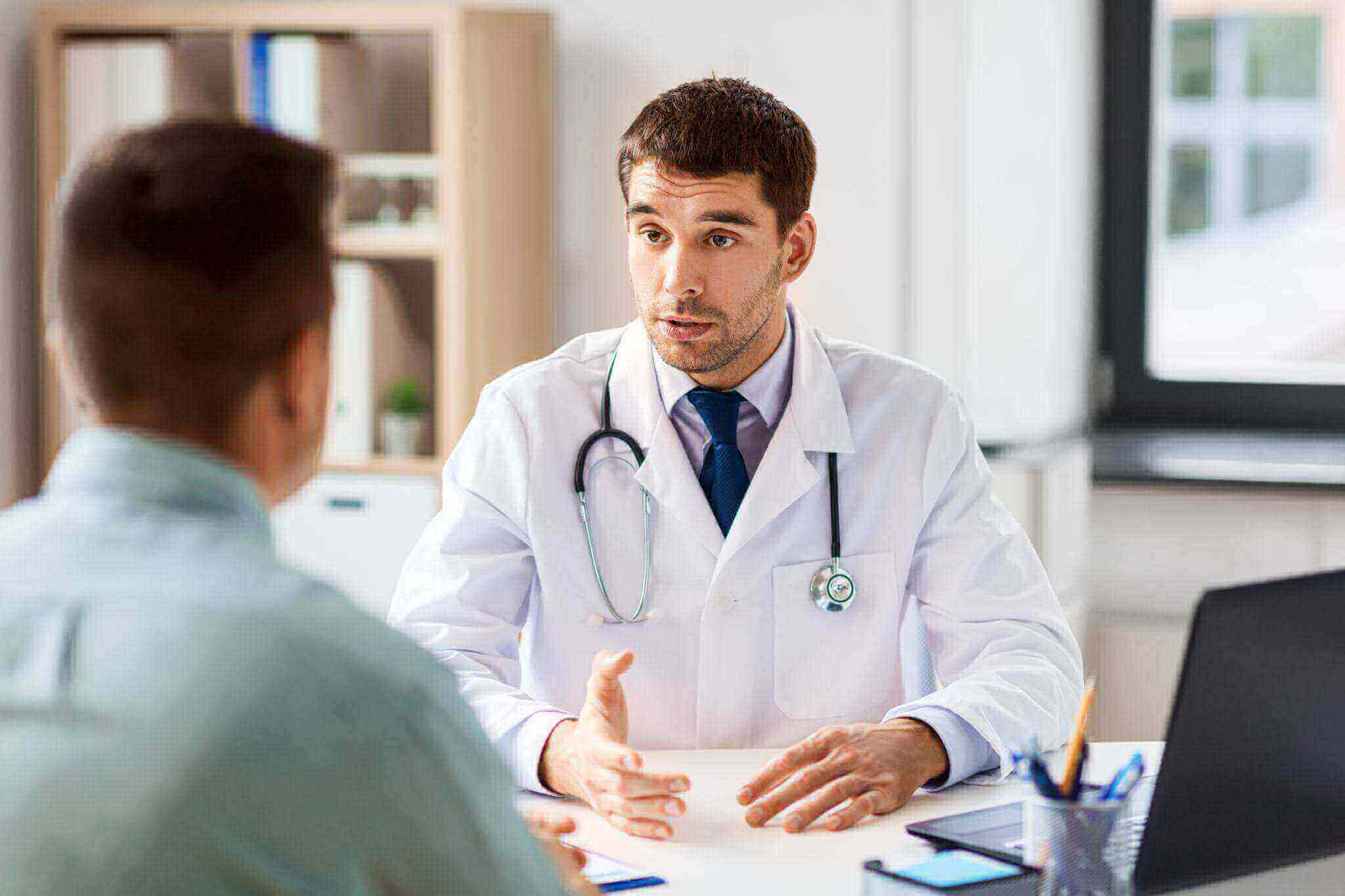 doctor and patient in consultation