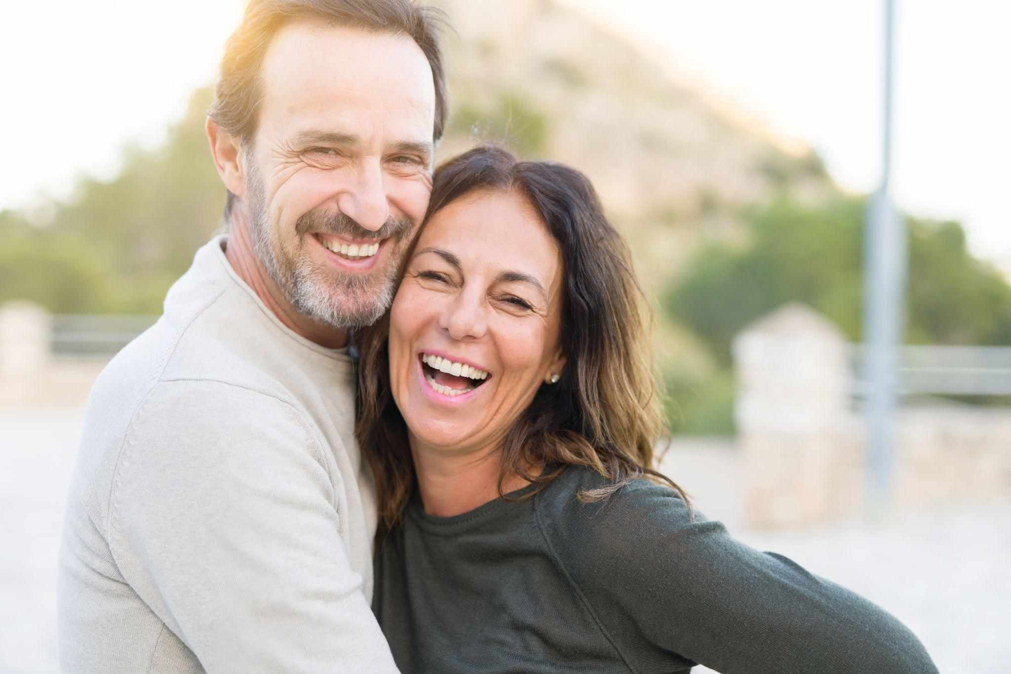 couple smiling and happy with stimgel's results