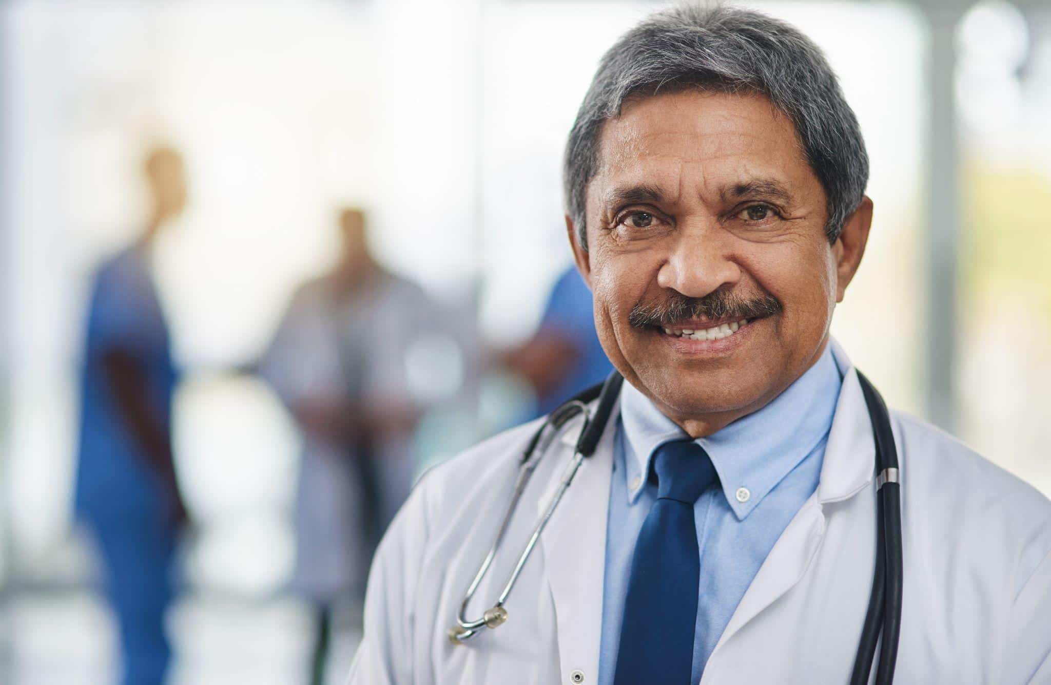 doctor smiling