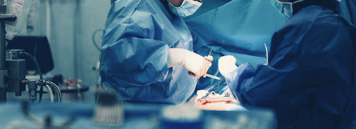 doctors in a prostrate surgery