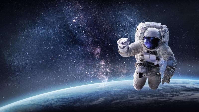 astronaut in space