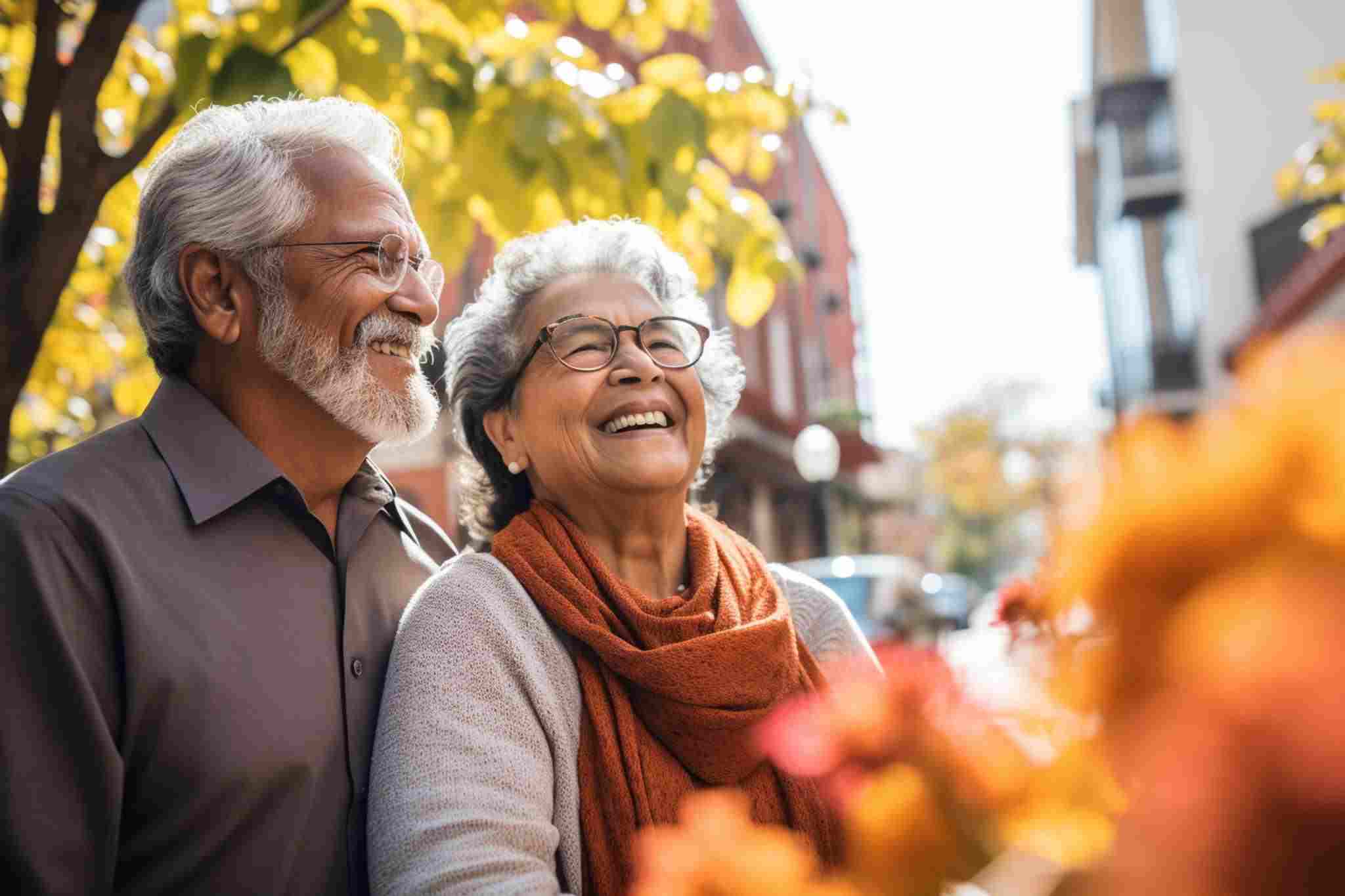 elderly couple