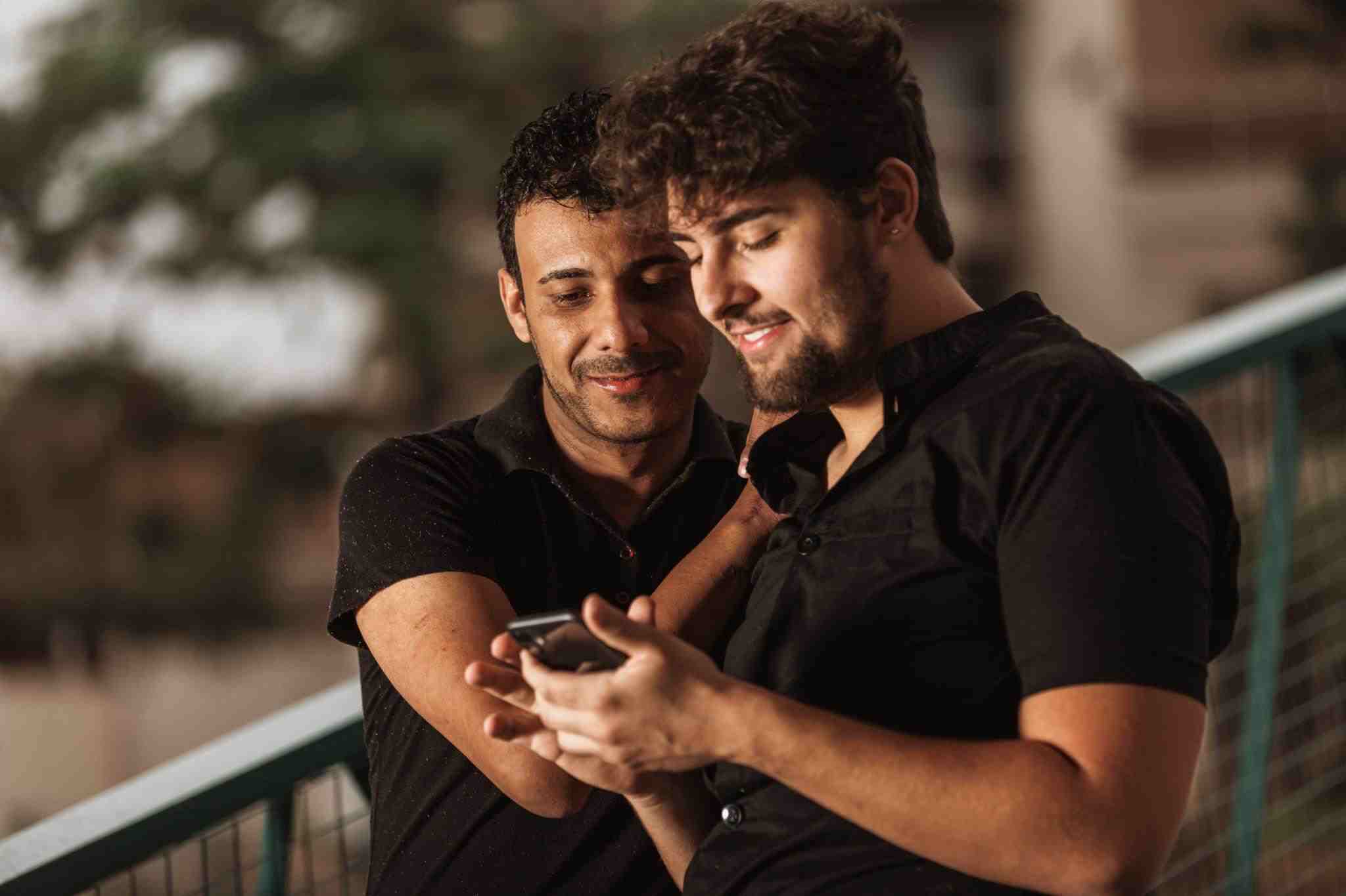 gay couple considering the effects of viagra