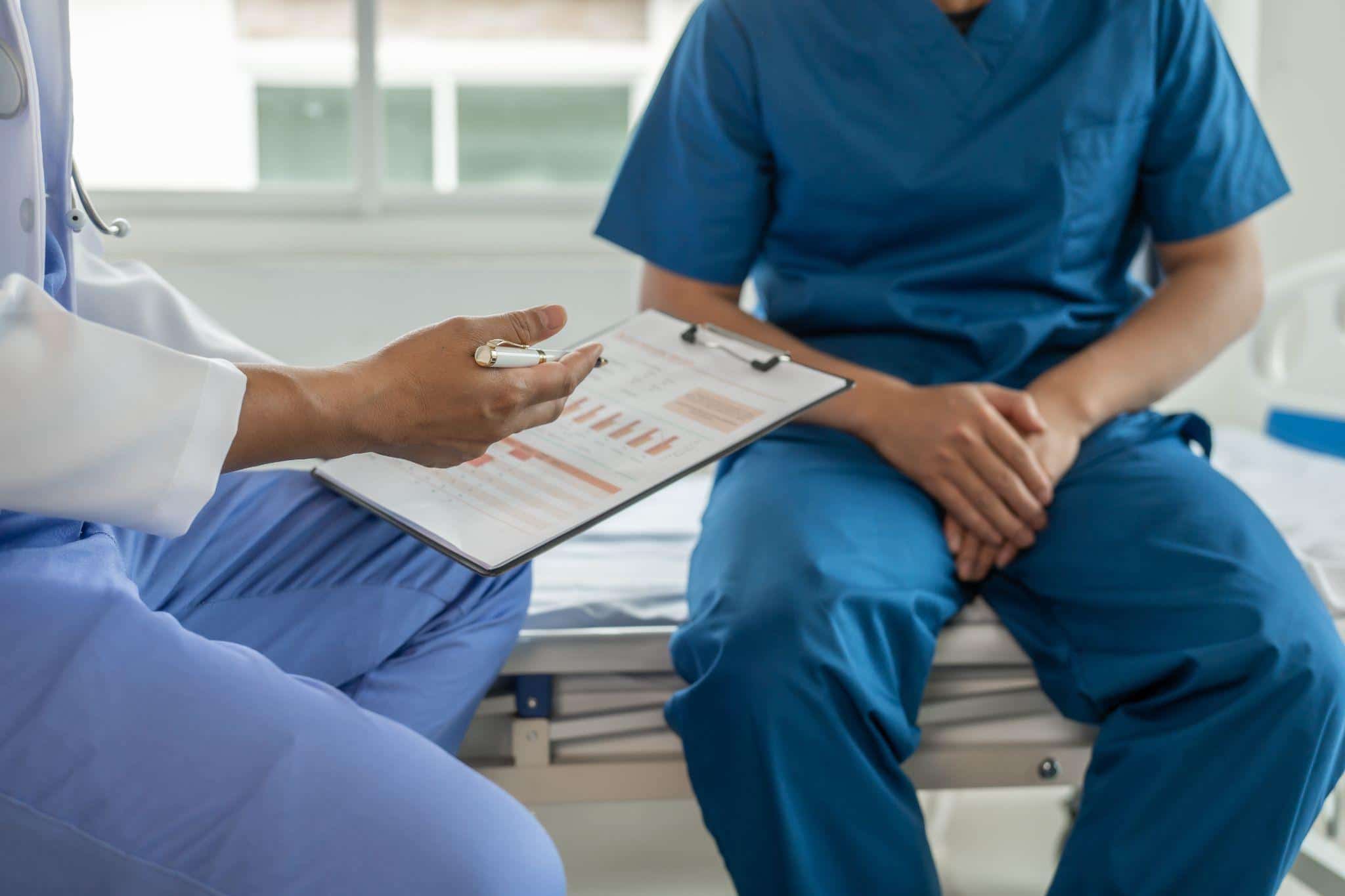 patient and doctor discussing ExtenZe