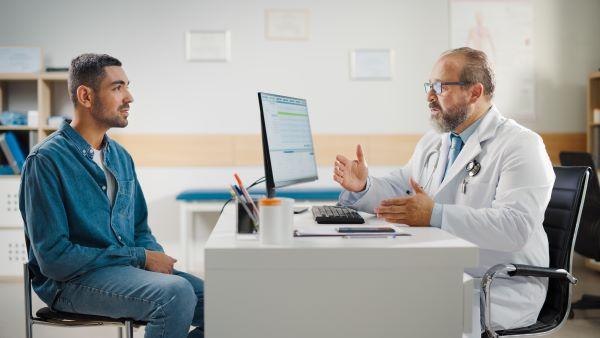 doctor and patient discussing taking ramelteon