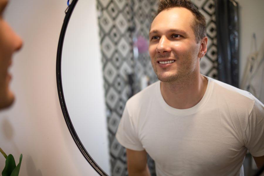 healthy man with no more cold sores