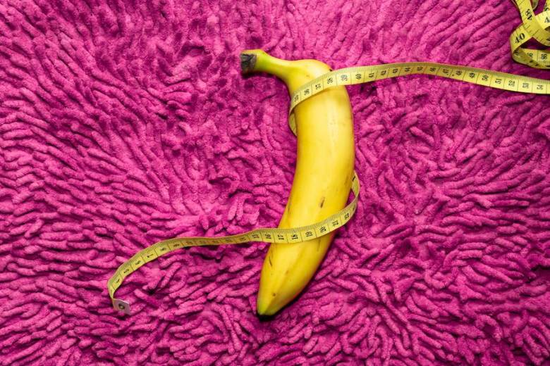 banana as a representation of a penis