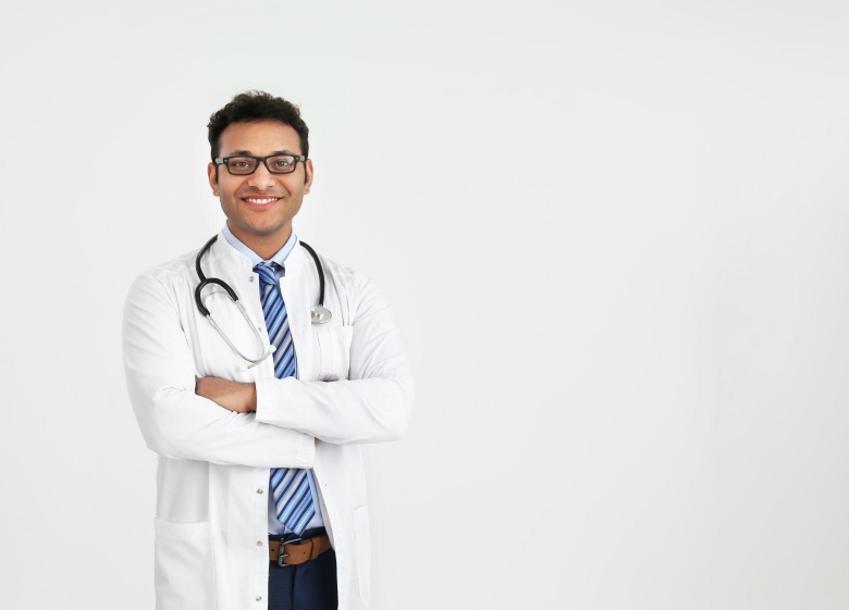 doctor smiling