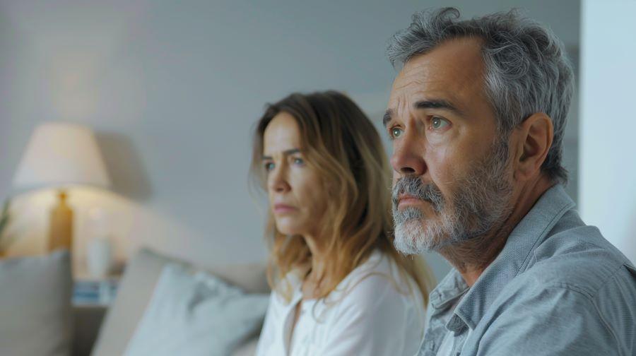 middle-aged couple having ED problems