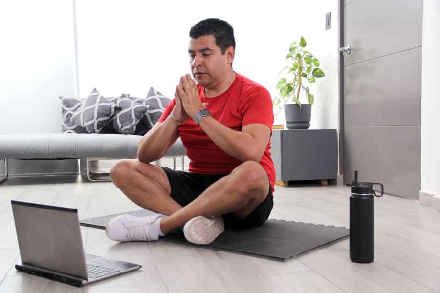 javier exercising to improve his health and ED issues