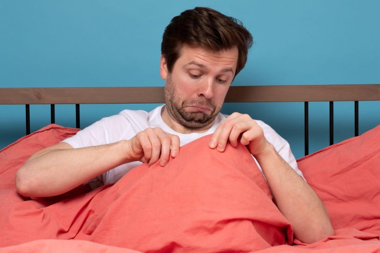man verifying his sexual health