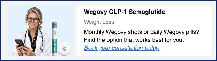 Wegovy consult banner