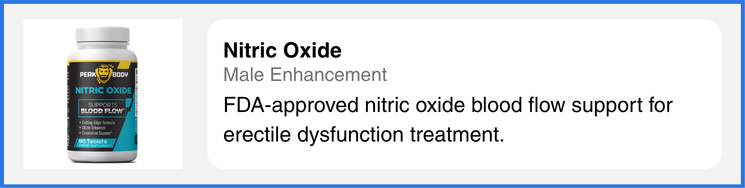 Peak Body Nitric Oxide supplement for male enhancement and ED support