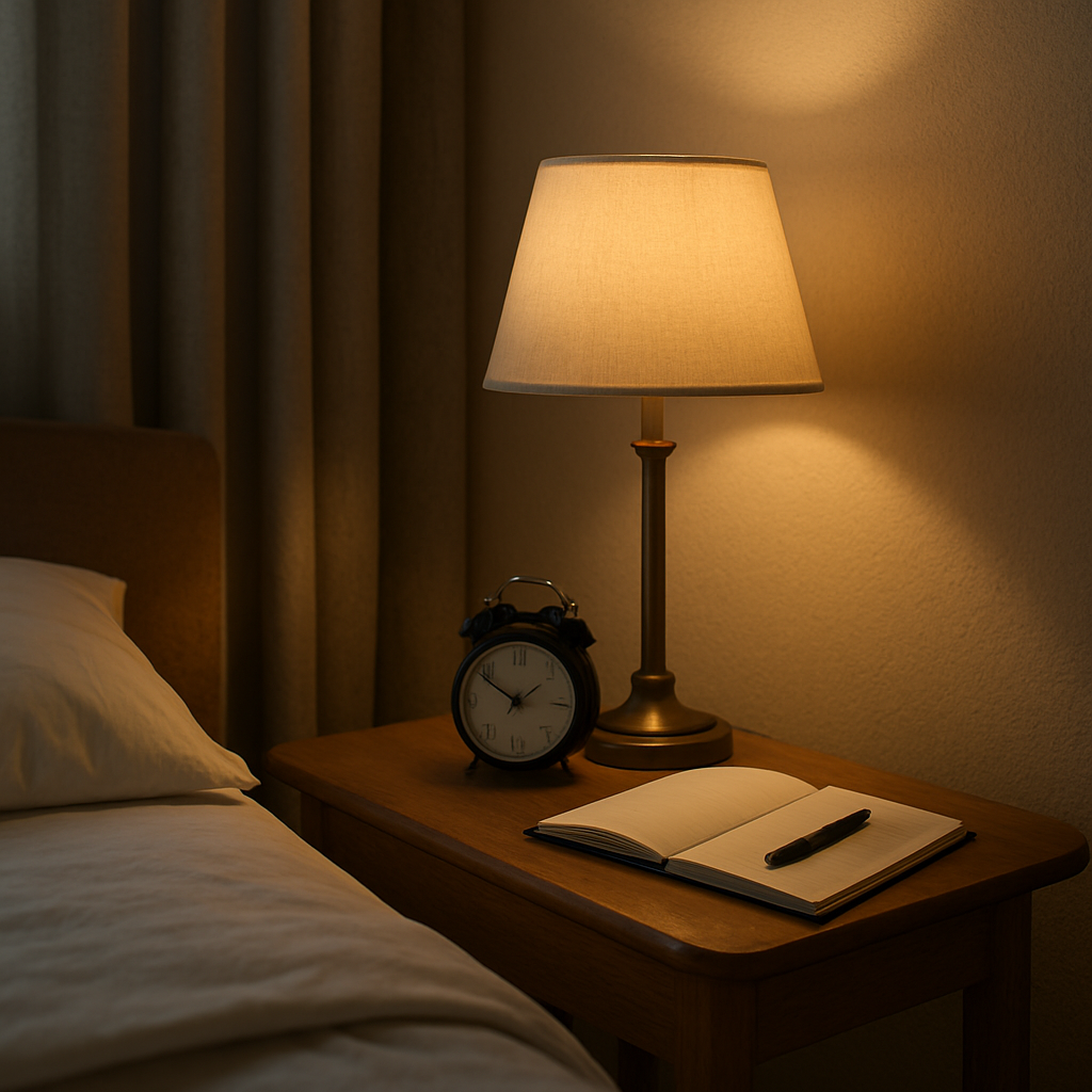 Two prescription sleep aids on a nightstand illustrating suvorexant vs zolpidem comparison for insomnia.
