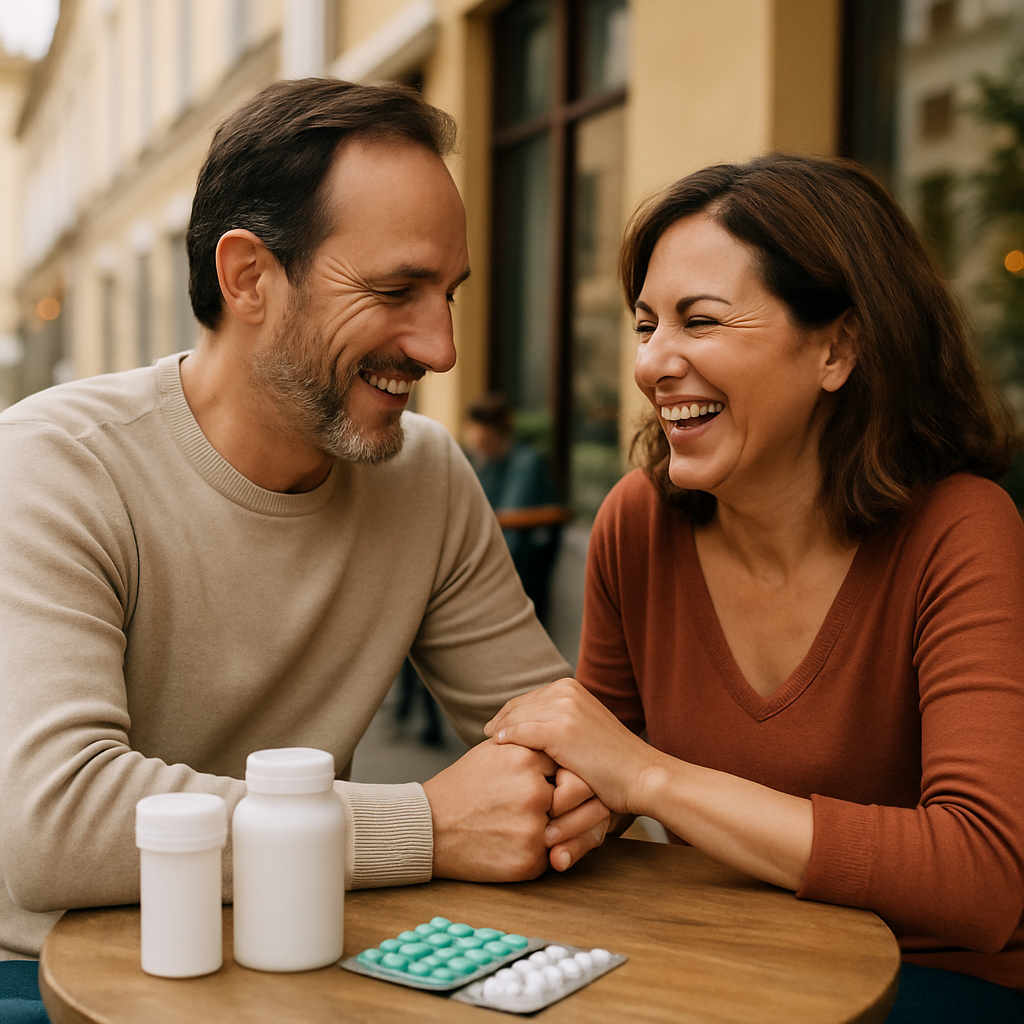 Two SSRI prescription bottles illustrating sertraline vs paroxetine for premature ejaculation treatment.
