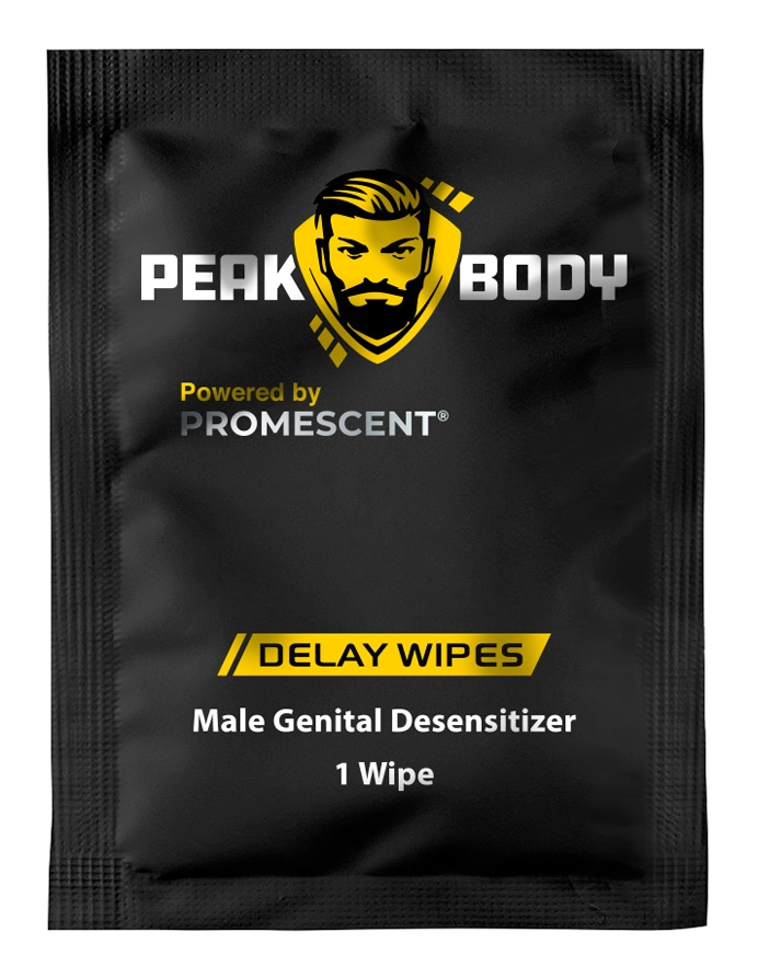 20 Pill Sildenafil, DHEA and 15 Delay Wipes - Peakbody Delay Wipes