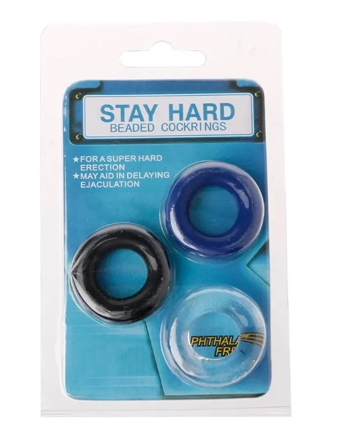 Stay Hard Cock Ring Stop Premature Ejaculation Firmer Erections Last Longer